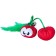 Toy Petestages dental "Cherry" for cats, with cat mint, 7 cm