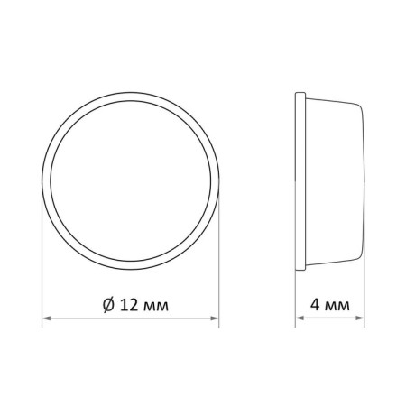 Stop silicone tundra, furniture 12 x 4 mm, 16 pcs.-7