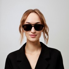 Sunspecific glasses, UV 400, lens 3.9 x 5.2 cm, width 14.1 cm, pipe 14.5 cm, black frame