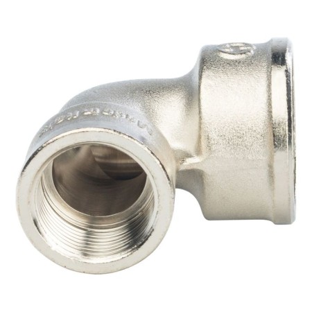 STOUT SFT-0014-000134, 1 "-3/4, internal/internal thread, nickelled brass-2