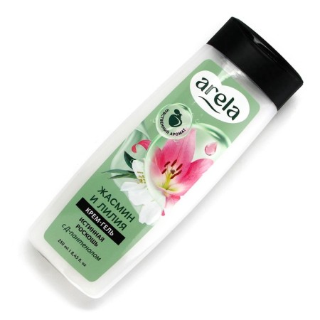 Arela shower cream gel, 250 ml, lily and jasmine aroma-6