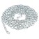 Crime -beam tundra chain Krep Din766, 4 mm, zinc, 5 m