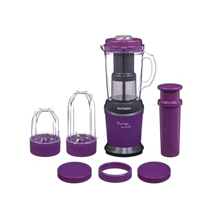 Oursson BL1000TD/SP, stationary, 300 W, 0.5/0.28/0.7 l, purple-1