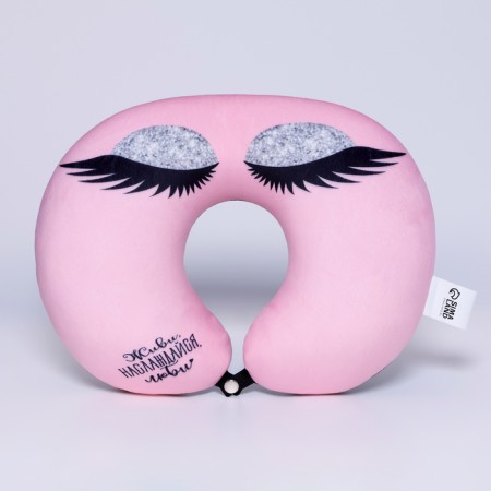 A pillow for traveling anti -stress "Live, enjoy, love!"-2