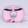 A pillow for traveling anti -stress "Live, enjoy, love!"