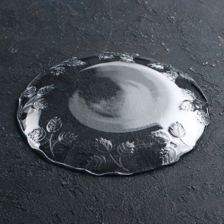 Glass plate "Pastoral", D = 19.4 cm-2