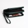 Women's wallet with lightning, green color