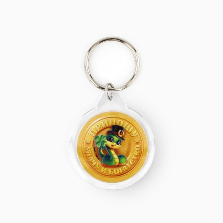 New Year's gift set, notebook and keychain plastic “For good luck. With the symbol of the year "-4