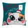 New Year's Ethel Pillow "Kus" 40x40 cm, 100% p/e, velor