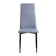 Chair "Wave", black/velor Blue Stone