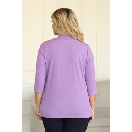 Women's turtleneck, size 56, lilac color-2