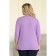 Women's turtleneck, size 56, lilac color