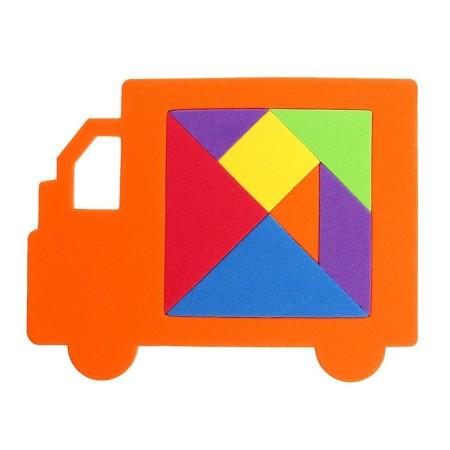 Tangram "Truck", Mix colors-6