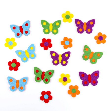 Counting material from the felt "Spring meadow"-6