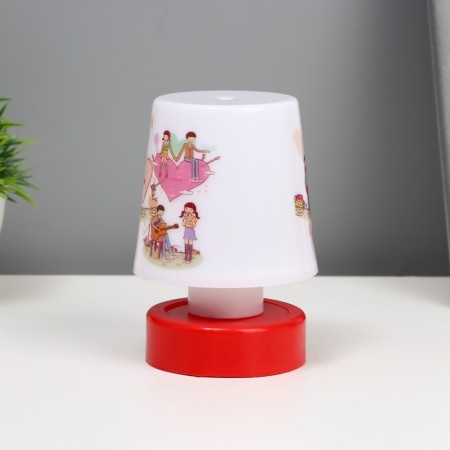 Night "Lovers" LED from batteries 3HAAA 7.5x7.5x11 cm Risalux-2