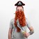 Carnival set "Red", beard, saber, rim