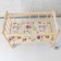 The rocking bed is large