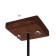 Hugh chandelier 1x60W E27 Brown/Black 27x14x14cm Bayerlux