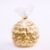 Figure candle "Babble" round, 5.5x5.5 cm, gold