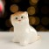 Souvenir "Cat Vaska" 5x3x5 cm, porcelain color mix