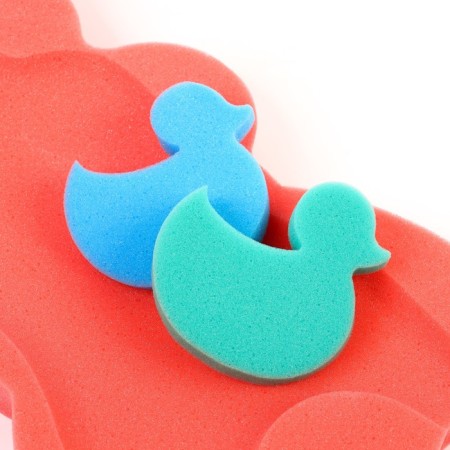 Maxi swimming lining "Bear", red/pink color, 55x30x6cm-5