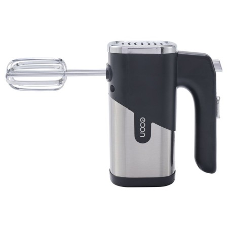 Mixer ECON ECO-114MX, manual, 300 watts, 5 speeds, 2 nozzles, black and gray