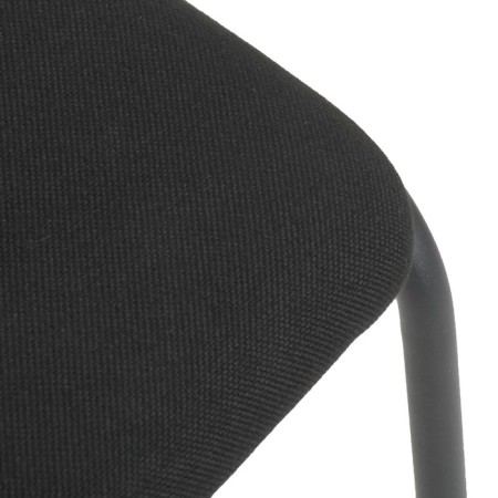 Stol Stoli, black fabric-1
