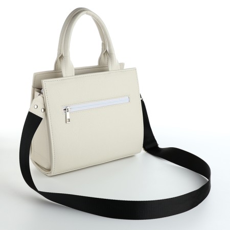 Textura touut bag, small size, white color-3