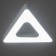 Cauline "Triangle" LED 36W 4000k white 60x46x70 cm Bayerlux