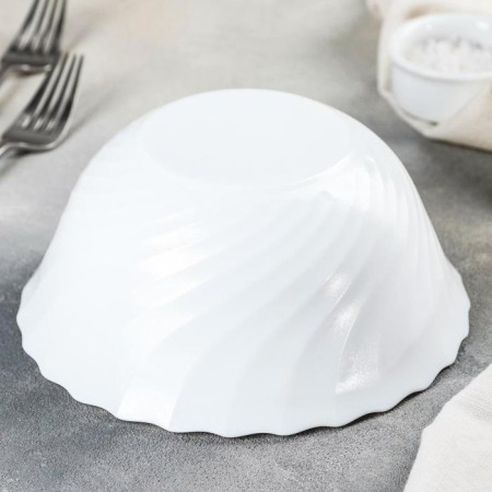 Luminarc Trianon, 1 L, D = 18 cm, glass ceramics, white color-2