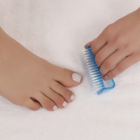 Manicure/pedicure brush, 8 cm, mix color-4