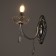 Sconces A3808/1W WT+CR white/chrome/Crystal 1x40W E14 26x12x31cm
