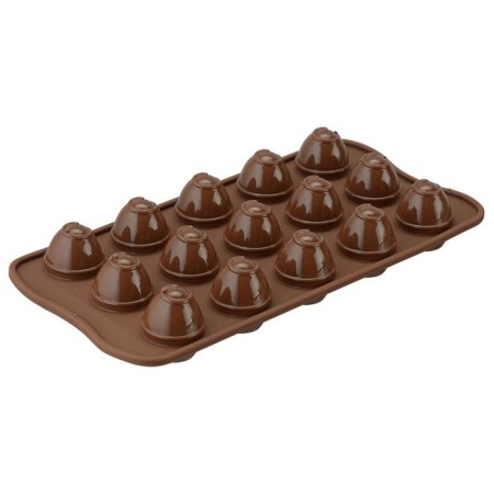 Form for the preparation of sweets Choco Spiral, silicone-1