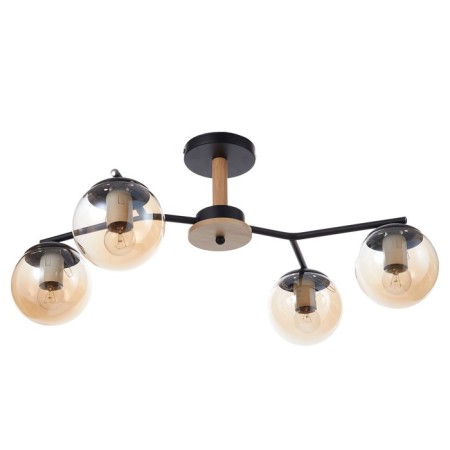 Caust Gallop "Cascade" 464700 4XE27 Black/Chrome-1