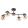 Caust Gallop "Cascade" 464700 4XE27 Black/Chrome