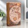 Safe Brush tree "Sea Route, map" leatherette 21x13x5 cm