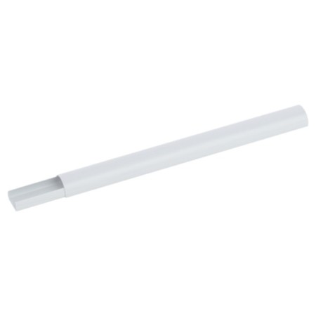 Cable-channel ERA KK-20-12-FW semicircular white 20x12 mm