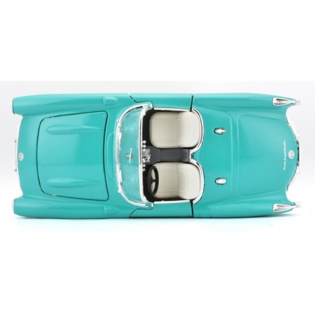 MASTO DIE-CAST 1957 Chevrolet Corvette machine, opening doors, 1:24, turquoise color-4