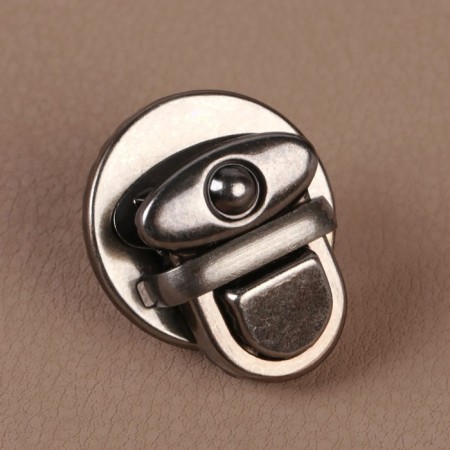 Bag Fraille, 2.5 × 2.5 cm, black nickel color-1