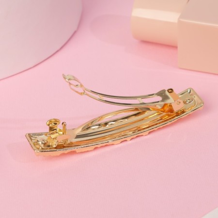 Labber Lava Hair Cliff Automatic Club Rectangle, 1.5x8.5 cm, gold-1