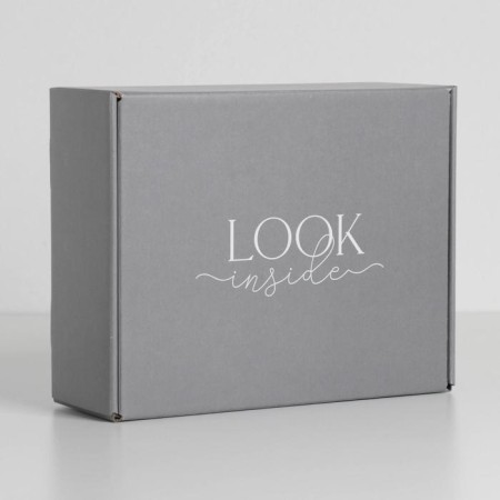 Gift double -sided folding, packaging, “texture”, 27 x 21 x 9 cm-4