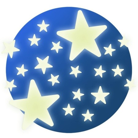 A set of luminous stickers Djeco "Stars"