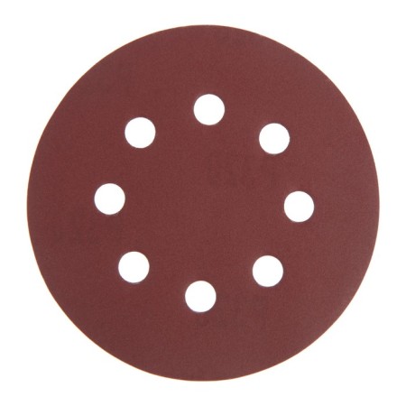 Circle of abrasive grinding under the "Velcro" tundra, perforated, 125 mm, P320, 10 pcs.-5