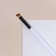 Makeup brush, mowed, 15 (+/- 1) cm, white color
