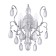Bra Freya Fr2302WL-02S Chabrol, 255x200x342 mm, E14, 2x40W, silver color