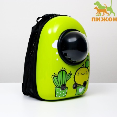 A backpack for carrying animals "Tactus", with a viewing window, 32 x 25 x 42 cm