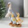 Polystone souvenir "Goose with gosos in swimming costumes" 11x6x11.5 cm