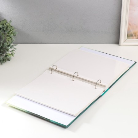 Photo album on 50 magnetic sheets 23x28 cm, on the rings "Castle"-4