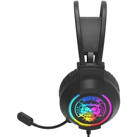 Headphones XTRIKE ME GH-416, game, full-size, backlight, MIC, USB, 2 m, black-6