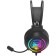 Headphones XTRIKE ME GH-416, game, full-size, backlight, MIC, USB, 2 m, black